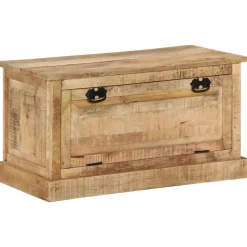vidaXL Schoenenopbergbank 85x40x45 cm massief mangohout