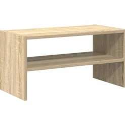 vidaXL Schoenenrek stapelbaar 60x30x30,5 cm sonoma eikenkleurig