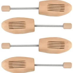 vidaXL Schoenspanners 2 paar maat 35-38 massief lotushout