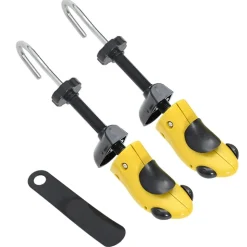vidaXL Schoenspanners met schoenlepel EU 34-37 kunststof geel