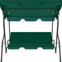 vidaXL Schommelbank 170x110x153 cm stof groen