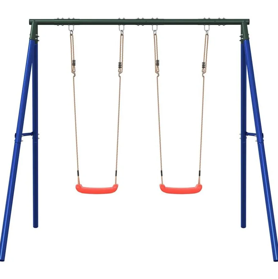 vidaXL Schommelset met 2 schommels