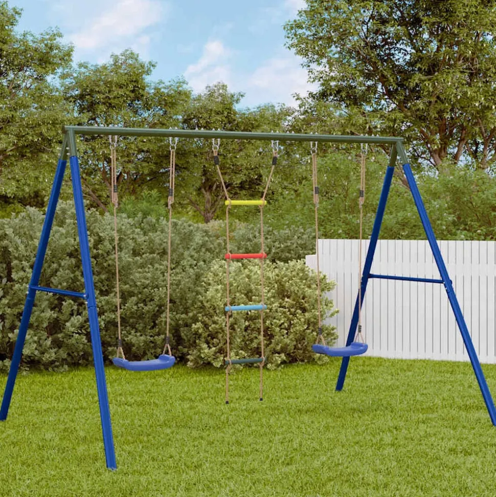 vidaXL Schommelset met schommels en ladder