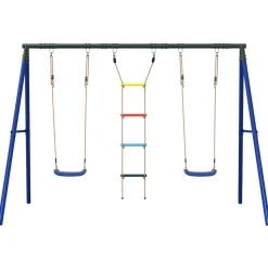 vidaXL Schommelset met schommels en ladder