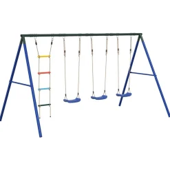 vidaXL Schommelset met schommels en ladder