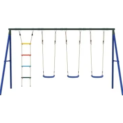 vidaXL Schommelset met schommels en ladder