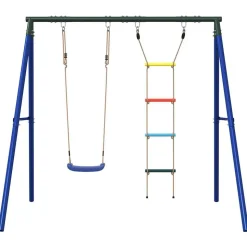 vidaXL Schommelset met schommel en ladder