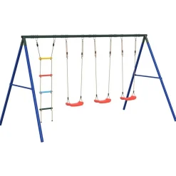 vidaXL Schommelset met schommels en ladder