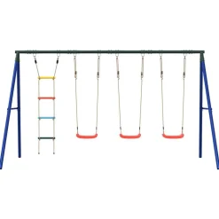 vidaXL Schommelset met schommels en ladder