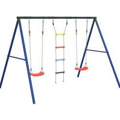 vidaXL Schommelset met schommels en ladder
