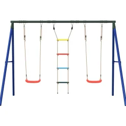 vidaXL Schommelset met schommels en ladder