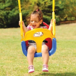 vidaXL Schommelzitje voor kinderen 3-in-1 29x40x39,5 cm polypropeen