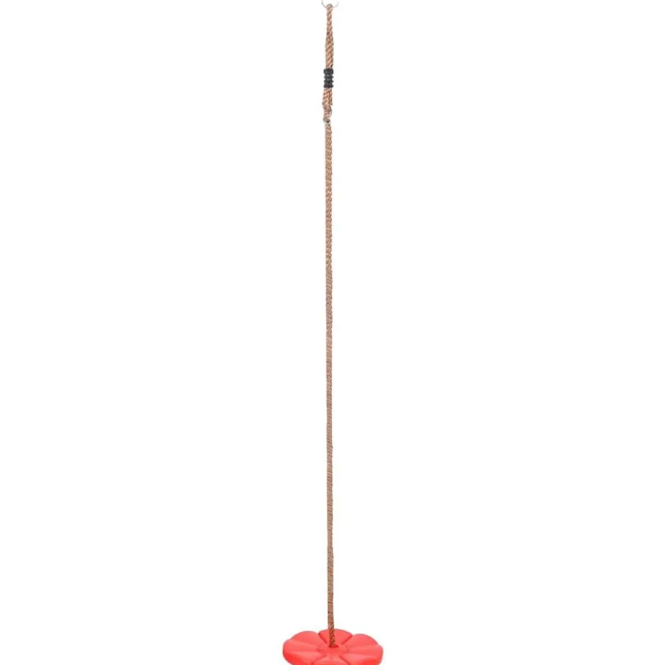 vidaXL Schotelschommel 200 cm rood