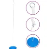 vidaXL Schotelschommel 200cm blauw