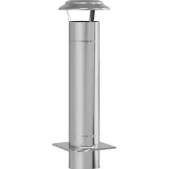 vidaXL Schouw Verlenging Zilver 25 x 25 x 82 cm Roestvrij staal