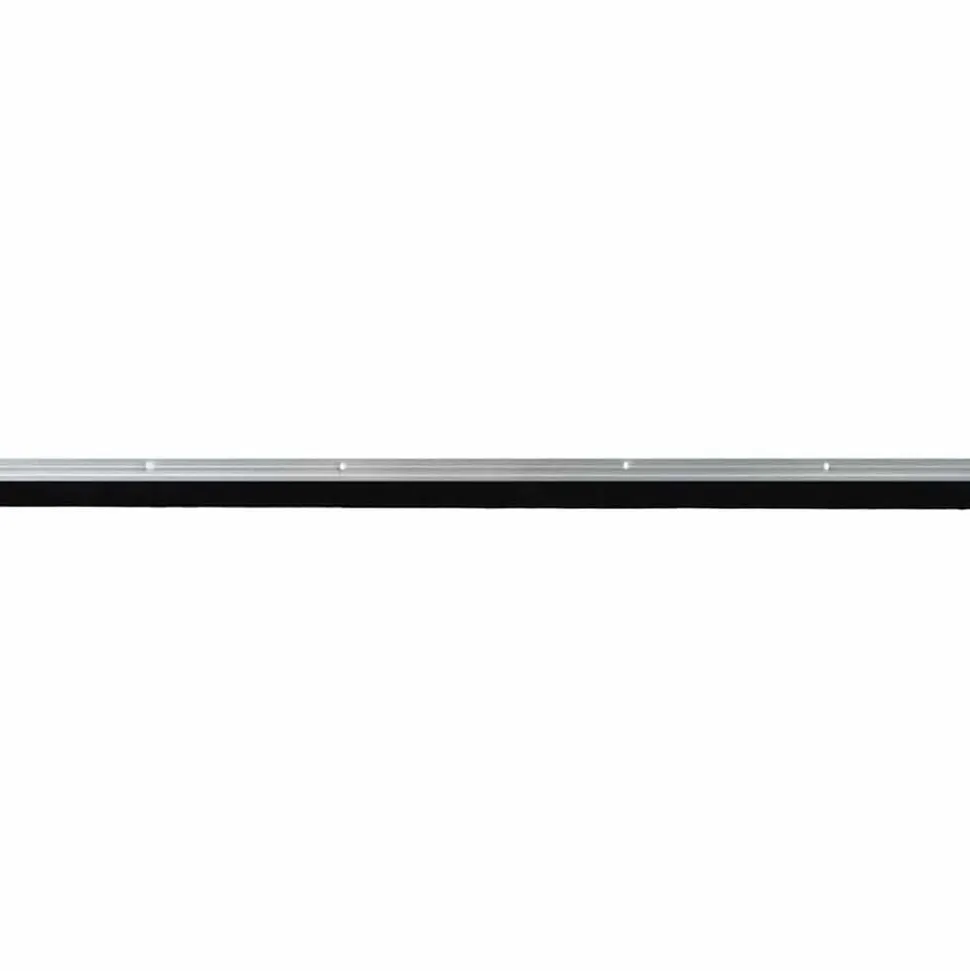 vidaXL Schroefbare Deurborstelafsluitingen 2 pcs Zilver 100 cm