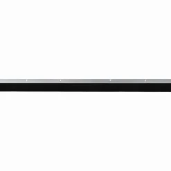 vidaXL Schroefbare Deurborstelafsluitingen 2 pcs Zilver 100 cm