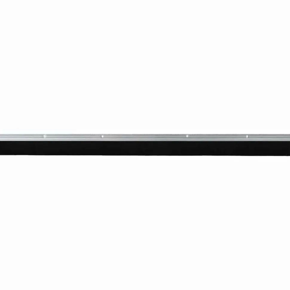 vidaXL Schroefbare Deurborstelafsluitingen 2 pcs Zilver 100 cm