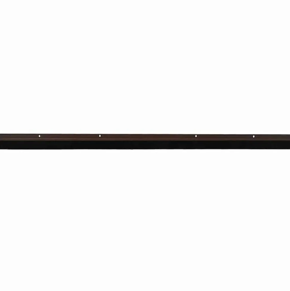 vidaXL Schroefbare Deurborstelafsluitingen 2 pcs Bruin 100 cm