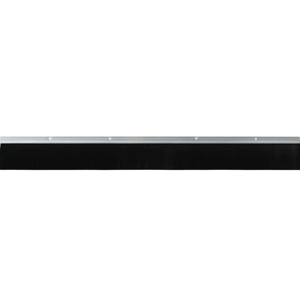 vidaXL Schroefbare Deurborstelafsluitingen 2 pcs Zilver 100 cm