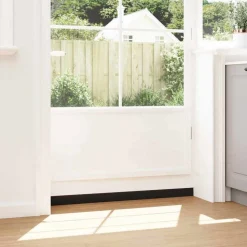 vidaXL Schroefbare Deurborstelafsluitingen 2 pcs Bruin 100 cm