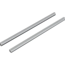 vidaXL Schroefdraadstangen 2 pcs Zilver M6 x 120 mm Metaal