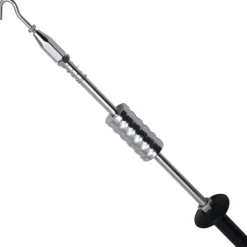 vidaXL Schuifhamer met haak 63 cm koolstofstaal