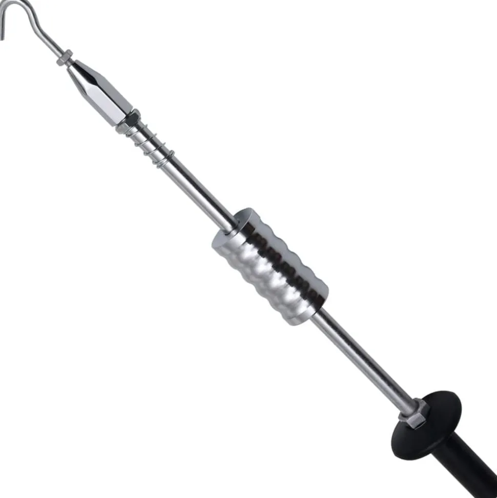 vidaXL Schuifhamer met haak 63 cm koolstofstaal