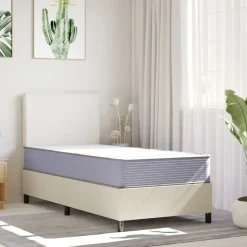 vidaXL Schuimmatras middelzacht 80x200 cm