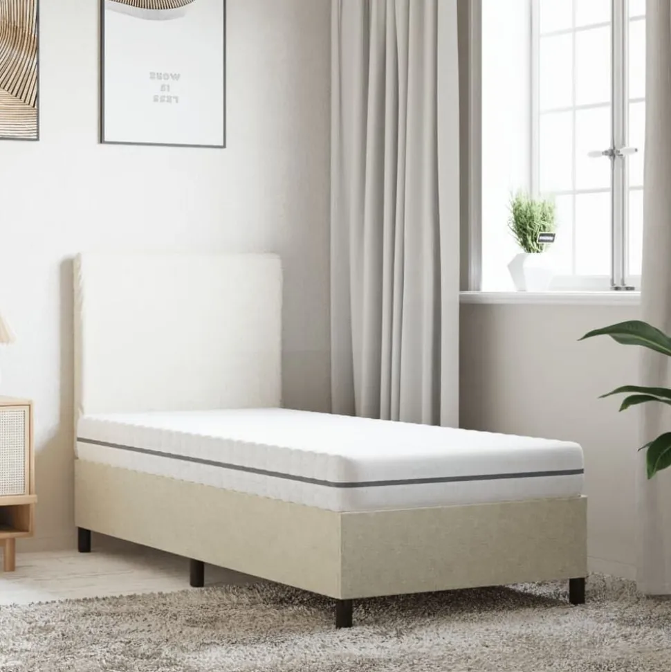 vidaXL Schuimmatras voor kinderen middelzacht 80x160 cm