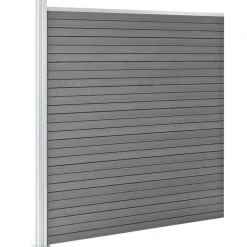 vidaXL Schutting 1737x186 cm HKC grijs