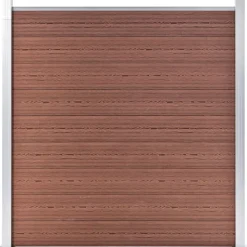 vidaXL Schutting 1737x186 cm HKC bruin