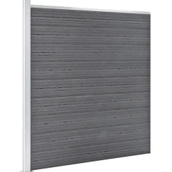vidaXL Schutting 353x186 cm HKC grijs