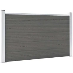 vidaXL Schutting 180x105 cm HKC grijs