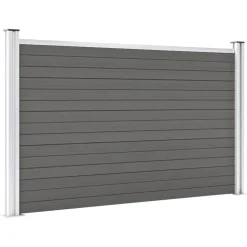 vidaXL Schutting 180x105 cm HKC grijs