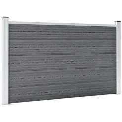 vidaXL Schutting 699x106 cm HKC grijs
