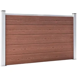vidaXL Schutting 180x105 cm HKC bruin