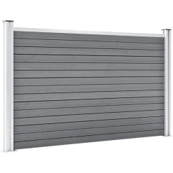 vidaXL Schutting 353x106 cm HKC grijs