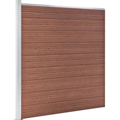 vidaXL Schutting 175x186 cm HKC bruin