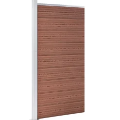 vidaXL Schuttingpaneel 95x186 cm HKC bruin