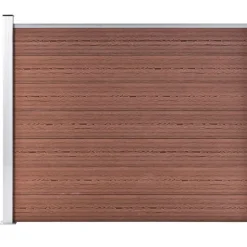 vidaXL Schuttingpaneel 175x146 cm HKC bruin