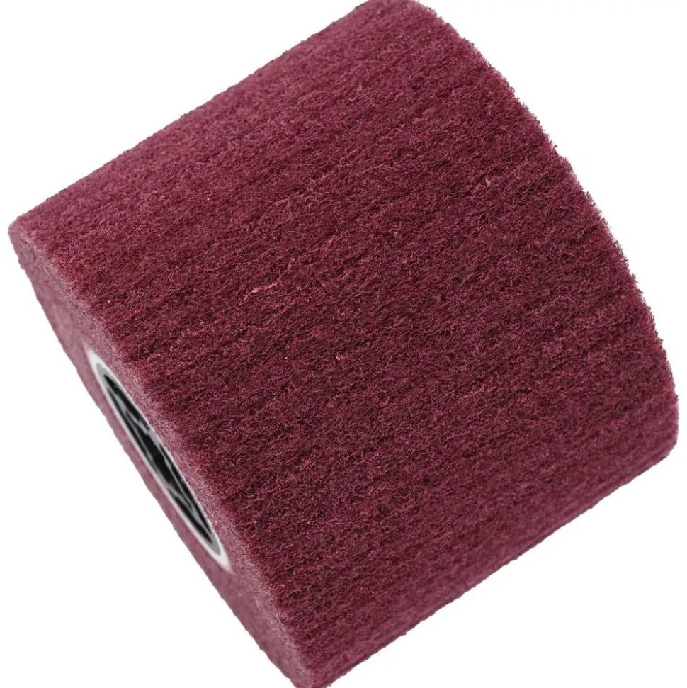 vidaXL Schuurrollen 3 pcs Rood 12 x 12 x 10 cm Synthetische Vezel