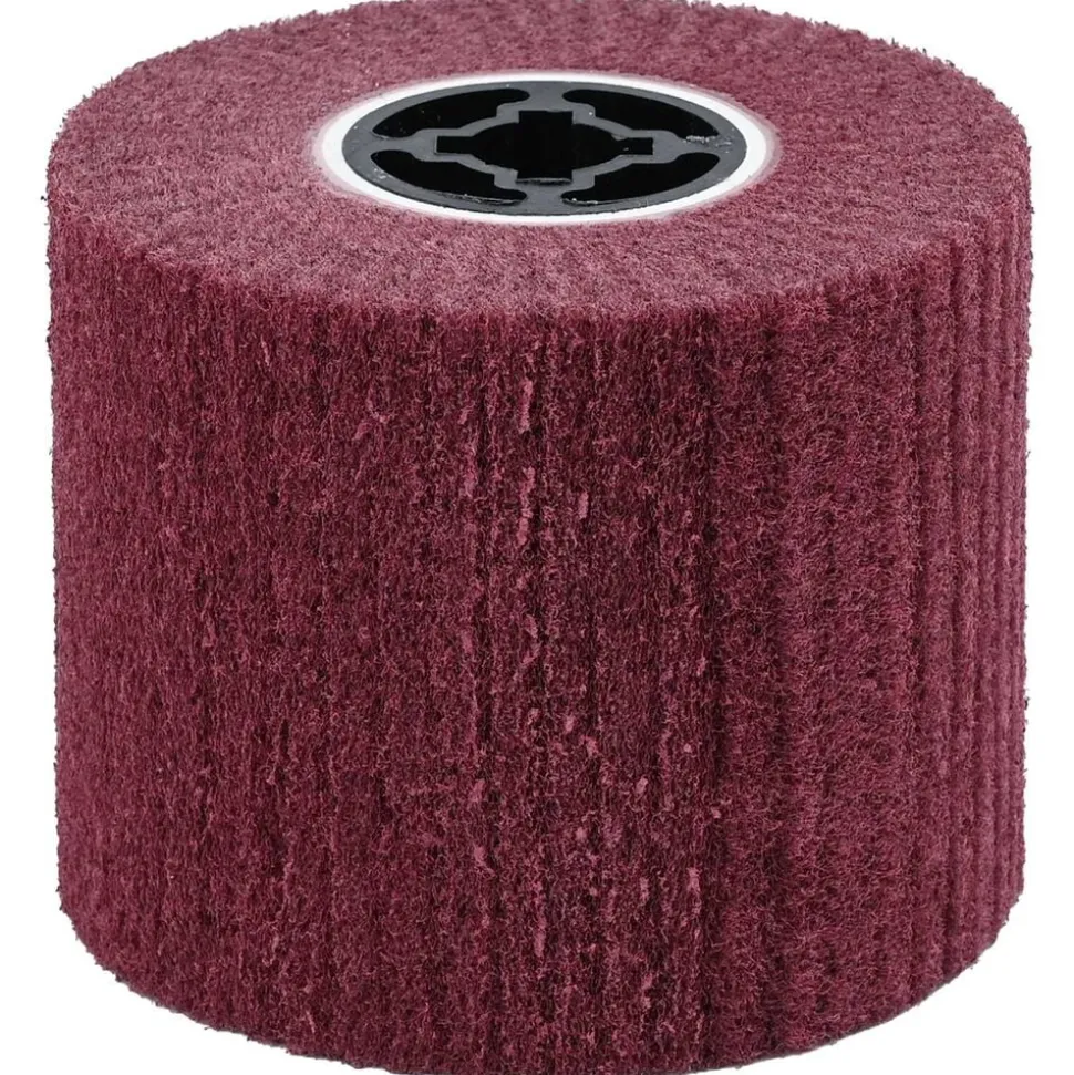 vidaXL Schuurrollen 3 pcs Rood 12 x 12 x 10 cm Synthetische Vezel