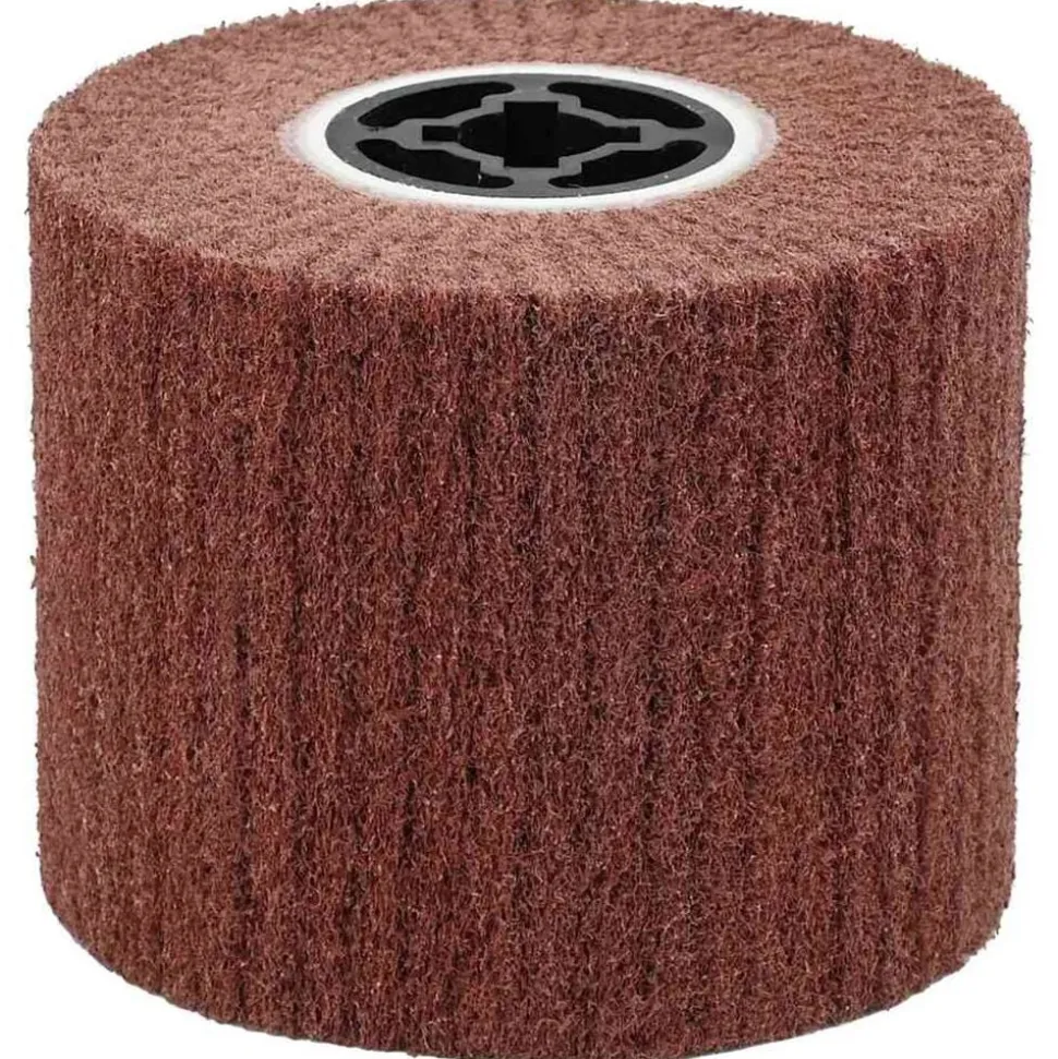 vidaXL Schuurrollen 3 pcs Bruin 12 x 12 x 10 cm Synthetische Vezel