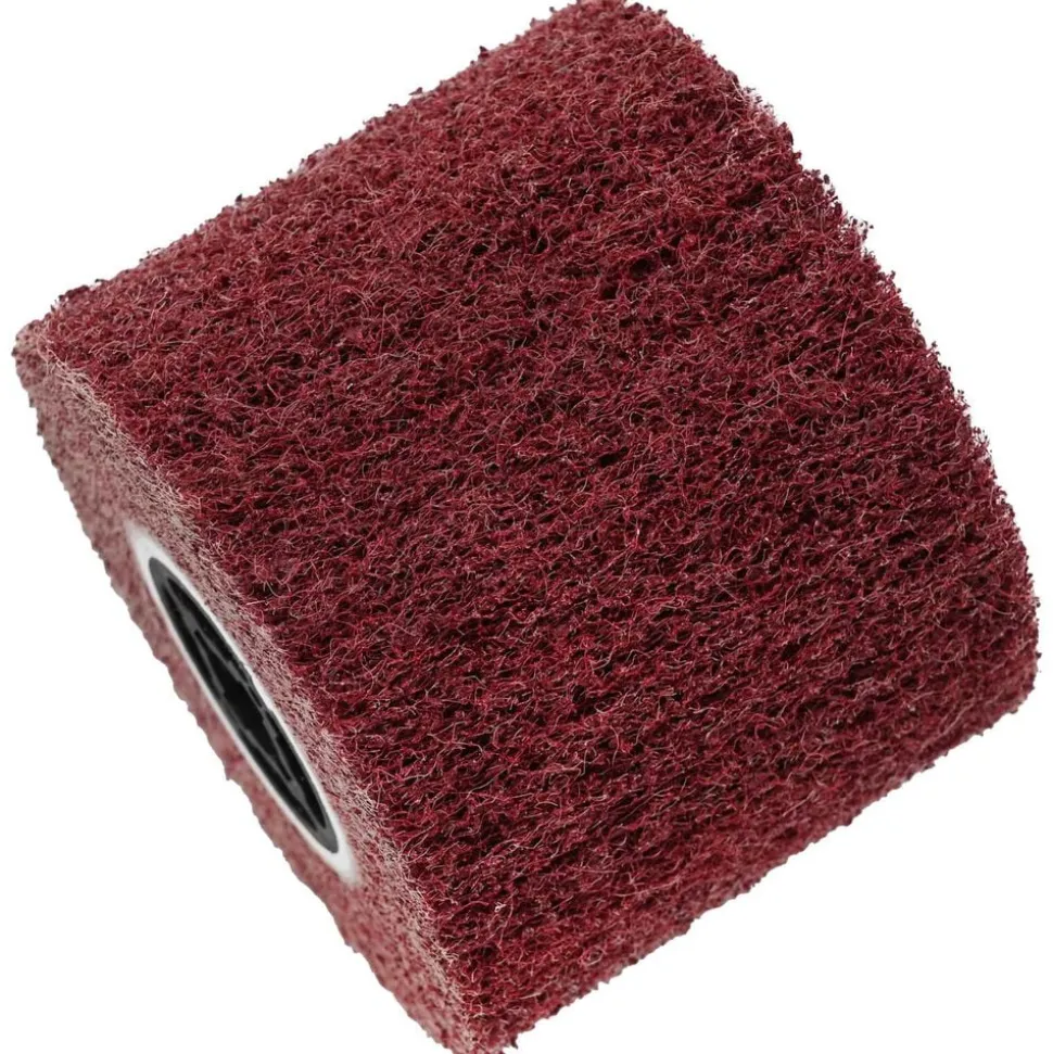 vidaXL Schuurrollen 3 pcs Rood 12 x 12 x 10 cm Synthetische Vezel