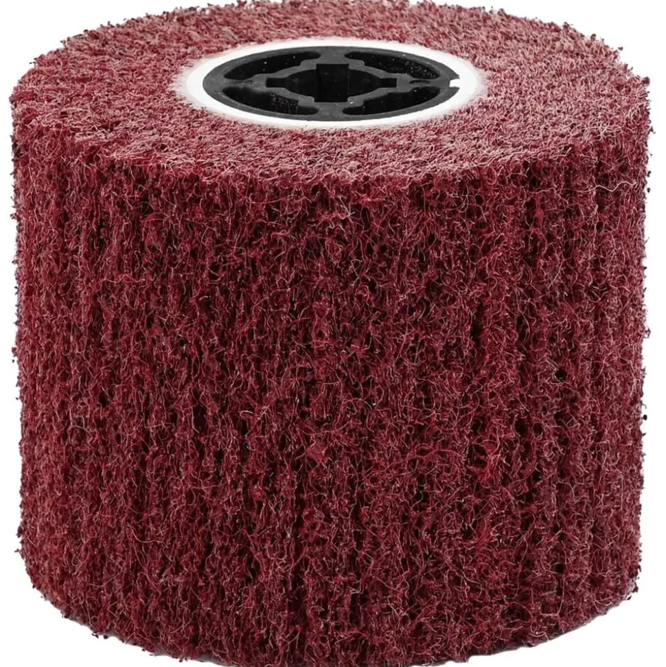 vidaXL Schuurrollen 3 pcs Rood 12 x 12 x 10 cm Synthetische Vezel