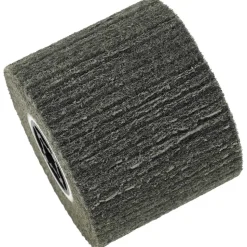 vidaXL Schuurrollen 3 pcs Zwart 12 x 12 x 10 cm Synthetische Vezel