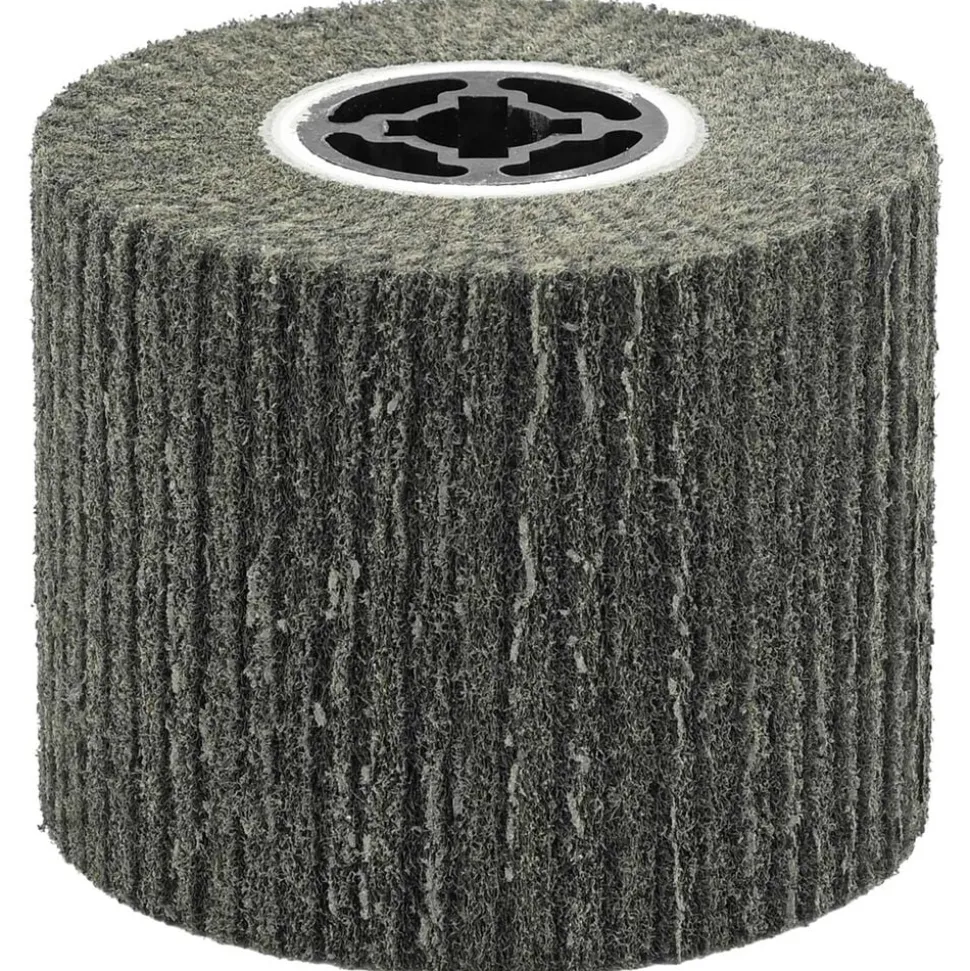 vidaXL Schuurrollen 3 pcs Zwart 12 x 12 x 10 cm Synthetische Vezel