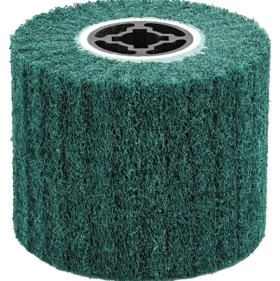 vidaXL Schuurrollen 3 pcs Groen 12 x 12 x 10 cm Synthetische Vezel