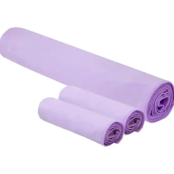 vidaXL Set van Sporthanddoeken 3 pcs Paars Polyester en Polyamide